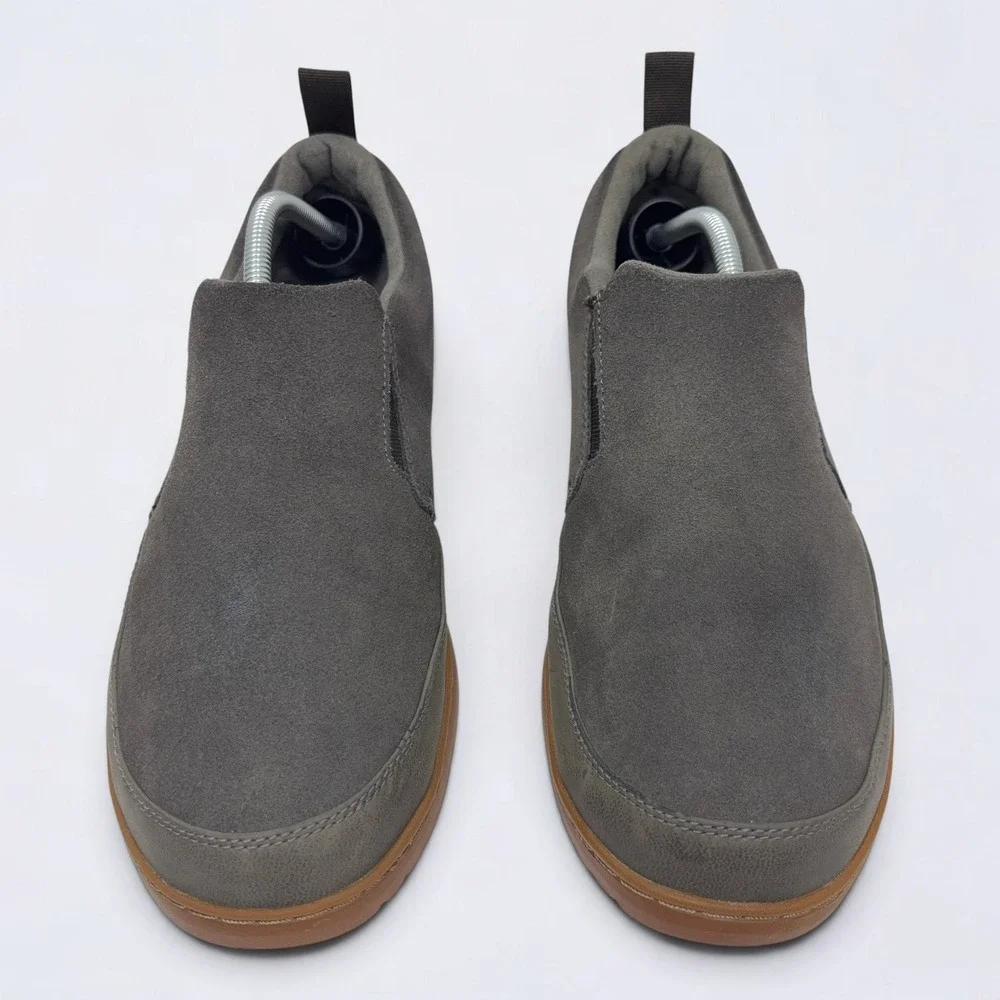 The North Face Loafers Mens Size 12 Slip On Gray Suede Gum Comfort Shoes